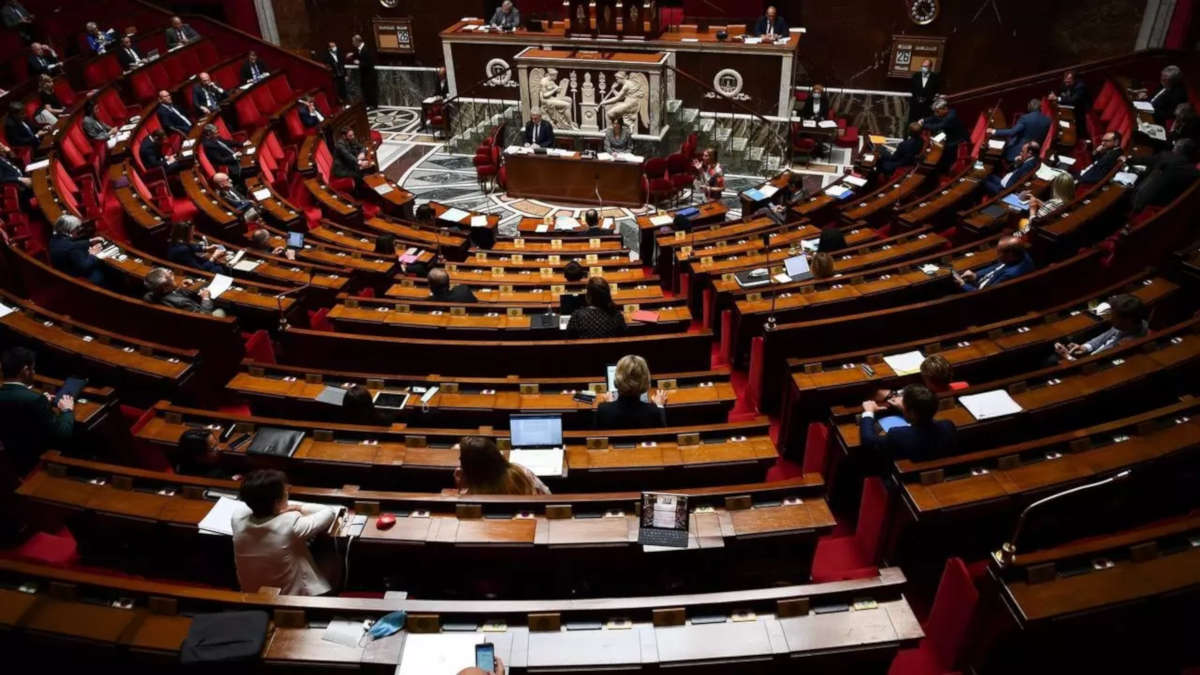 Assemblée nationale française (Photo de CHRISTOPHE ARCHAMBAULT POOL/AFP)