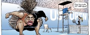 Une caricature de Serena Williams et la métisse Osaka en blonde crée la polémique
