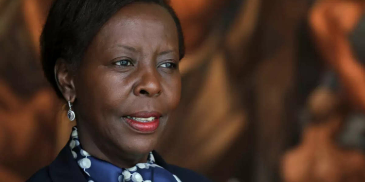 Louise Mushikiwabo. Ph : LUDOVIC MARIN / AFP