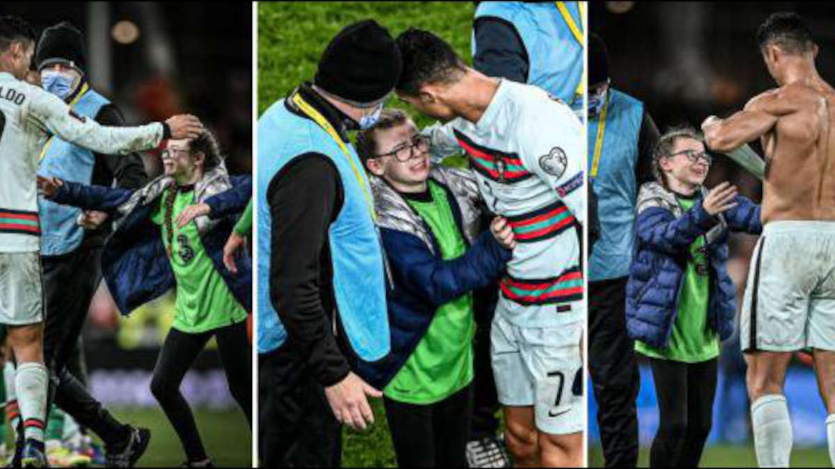 Cristiano Ronaldo : une fillette fond en larmes après son geste