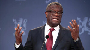 Éruption volcanique en RDC : populations évacuées, Mukwege apporte son soutien