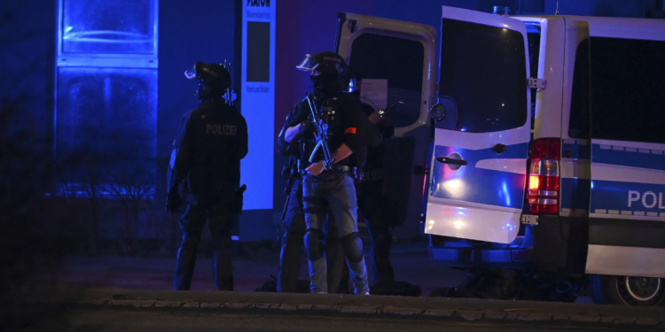 Des policiers allemands (Photo : The Associated Press)