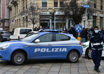 La police italienne © MIGUEL MEDINA - AFP