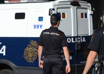 Des policiers espagnoles - Crédit : AFP / DOMINIQUE FAGET