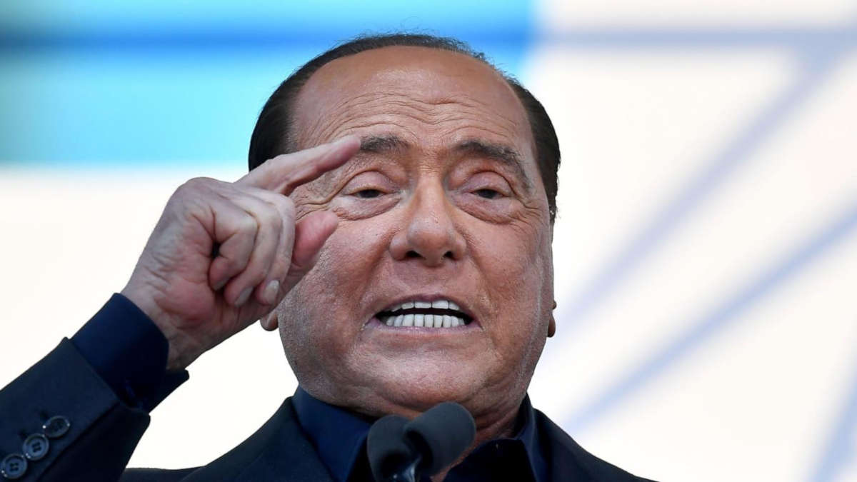 Sylvio Berlusconi (Photo by Tiziana FABI / AFP)