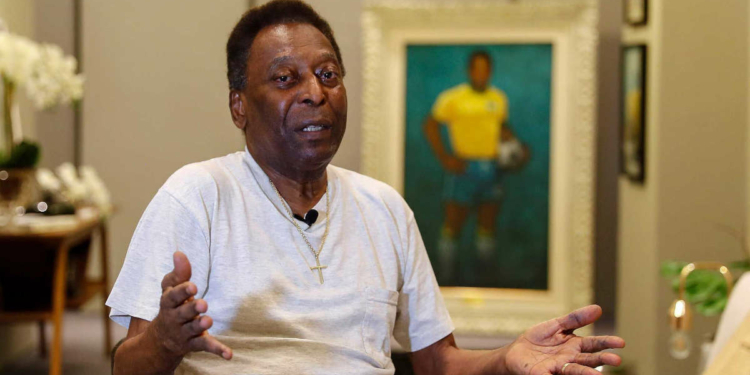 La légende du football Pelé, en 2019. photo : Sebastiao Moreira/EFE/SIPA