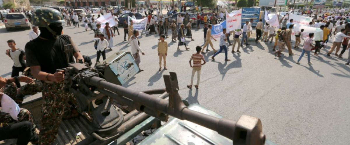 Des militants houthis. Ph : Abduljabbar Zeyad, AFP