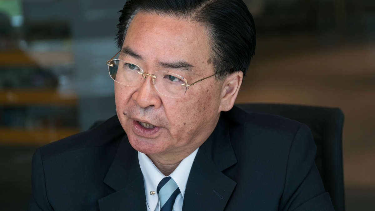 Joseph Wu - Ministre des affaires étrangères taïwanais Photo : Bloomberg