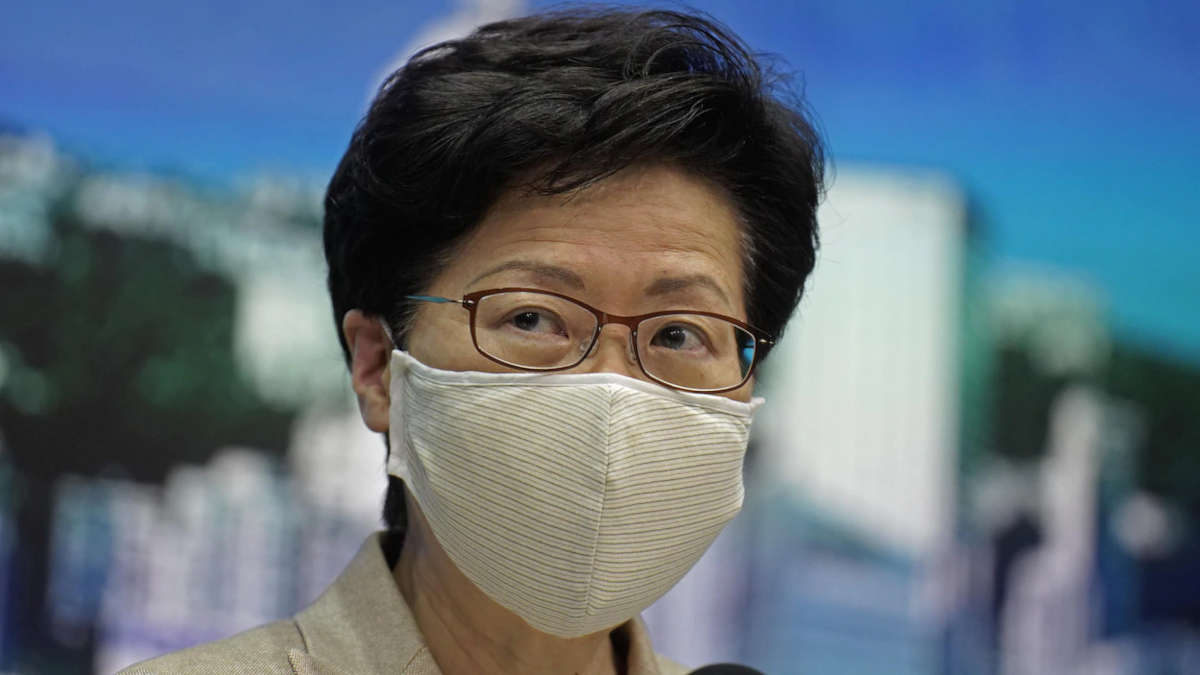 Carrie Lam, cheffe du gouvernement local de Hong Kong
PHOTO : ASSOCIATED PRESS / VINCENT YU