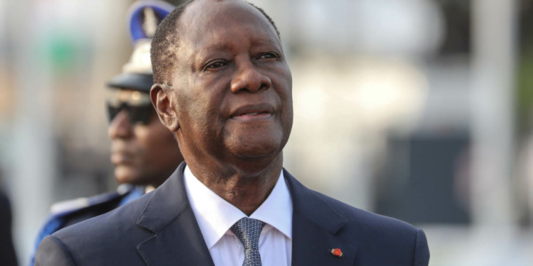 Alassane Ouattara (Photo de  Issouf Sanogo / AFP)