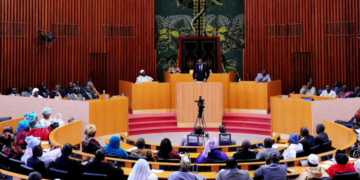 Débats à l’Assemblée nationale sénégalaise. Photo : SEYLLOU / AFP