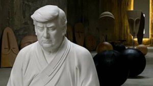Donald Trump en bouddha : une statue mise en vente par un entrepreneur chinois