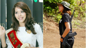 Htar Htet Htet : la miss birmane qui défie les militaires avec un AK-47
