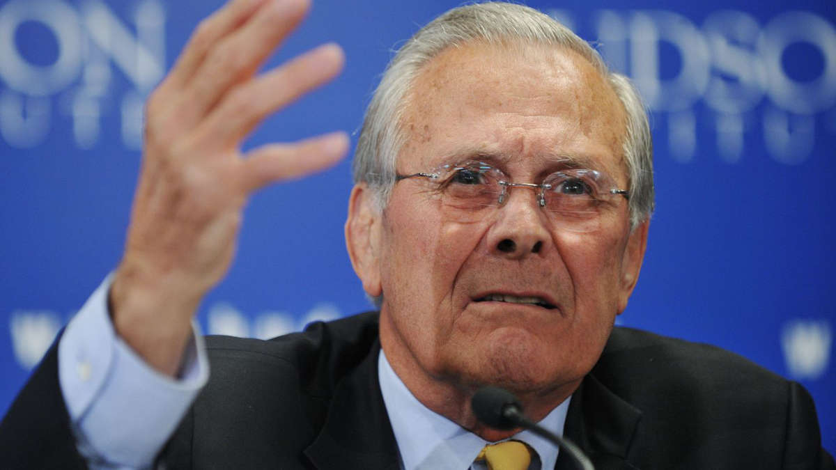 Donald Rumsfeld (Photo AFP - Getty images)