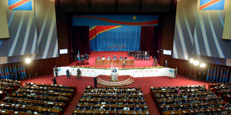 Le parlement congolais. Photo : JUNIOR D.KANNAH / AFP