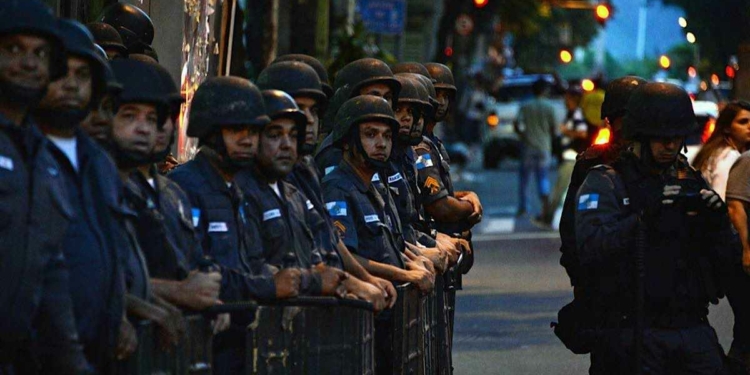 Police brésilienne (AFP / VANDERLEI ALMEIDA)