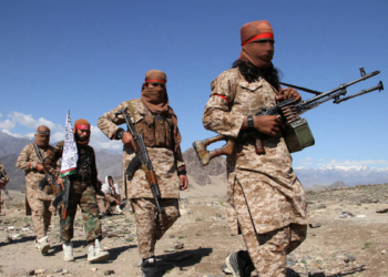 Des combattants talibans (Wali Sabawoon/NurPhoto/Getty Images)