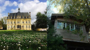 Un français vend son château pour habiter dans un 30 mètres carré dans les arbres