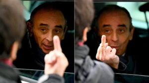 Doigt d'honneur à Zemmour : le polémiste répond de la même façon à une passante