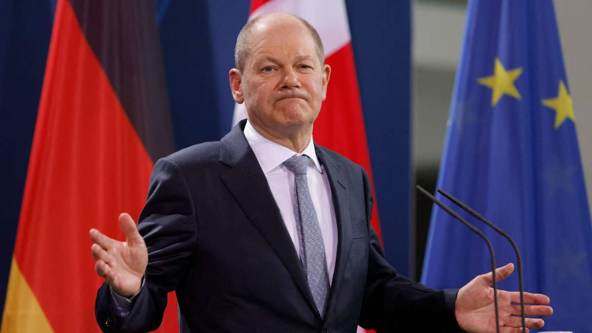 Blessé, le chancelier allemand Olaf Scholz donne des nouvelles (photo)