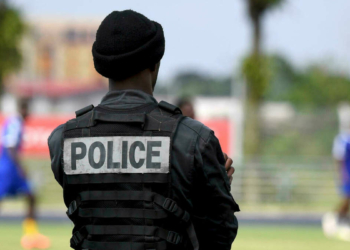 Un policier gabonais © Crédit GABRIEL BOUYS / AFP