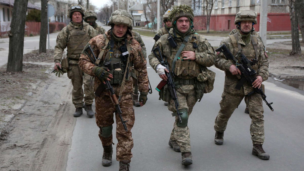 Des soldats ukrainiens (Getty Images)