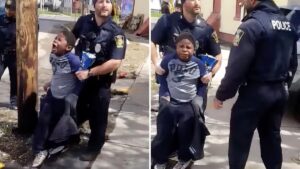 Un enfant noir amené par la police pour vol de paquet de chips, émoi aux USA