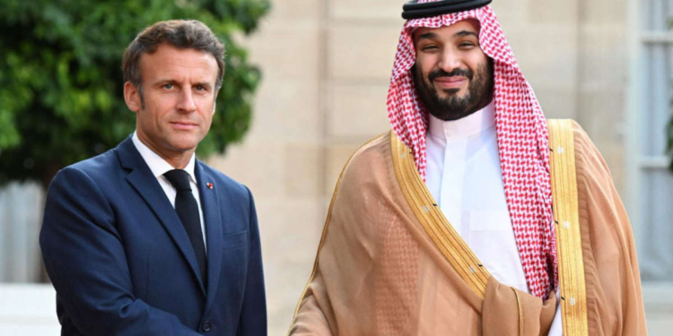 Macron - MBS (Photo DR)