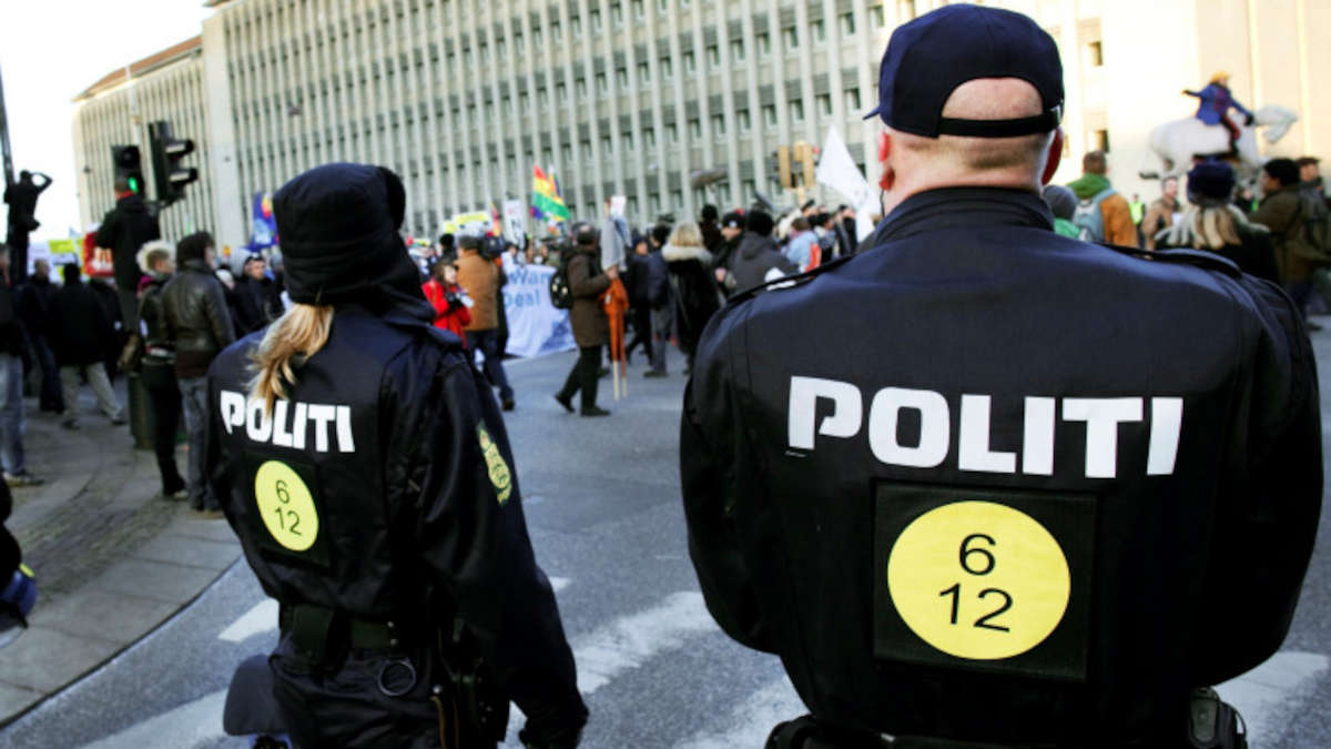 Police danoise (ANDREAS HILLERGREN / AFP)