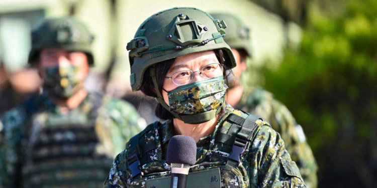 Tsai Ing-wen, présidente de Taïwan (Photo : SAM YEH/AFP via Getty Images)
