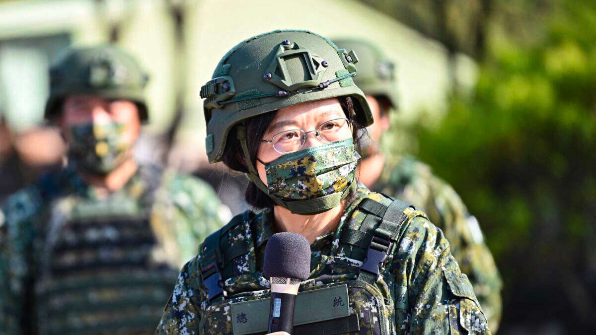 Tsai Ing-wen, présidente de Taïwan (Photo : SAM YEH/AFP via Getty Images)