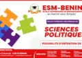Rentrée académique 2022-2023 : ESM-BENIN ouvre la filière des "SCIENCES POLITIQUES"