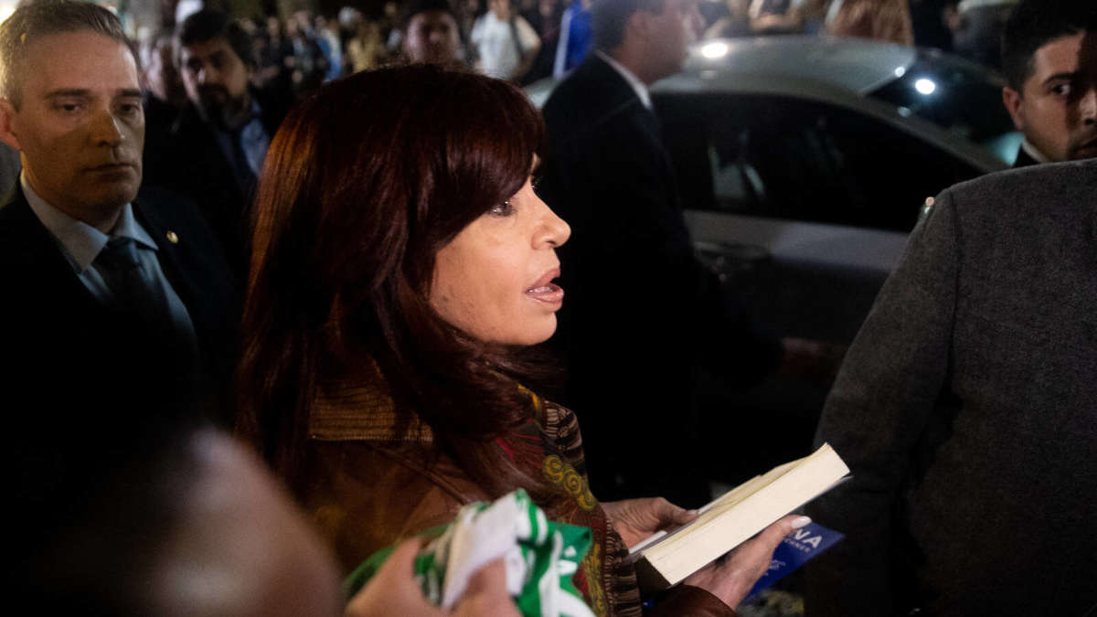 Cristina Fernandez.  (Photo by Tomas Cuesta / Getty Images South America / Getty Images via AFP)
