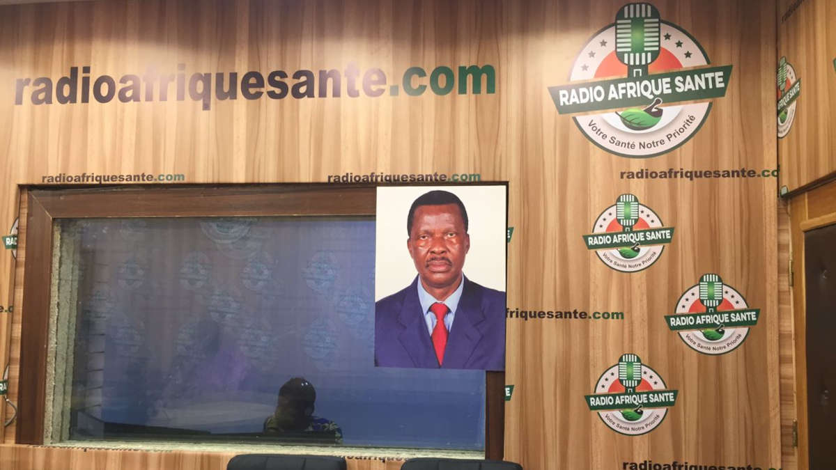 Radio Afrique Santé au Bénin : Le studio baptisé "Vincent Foly"
