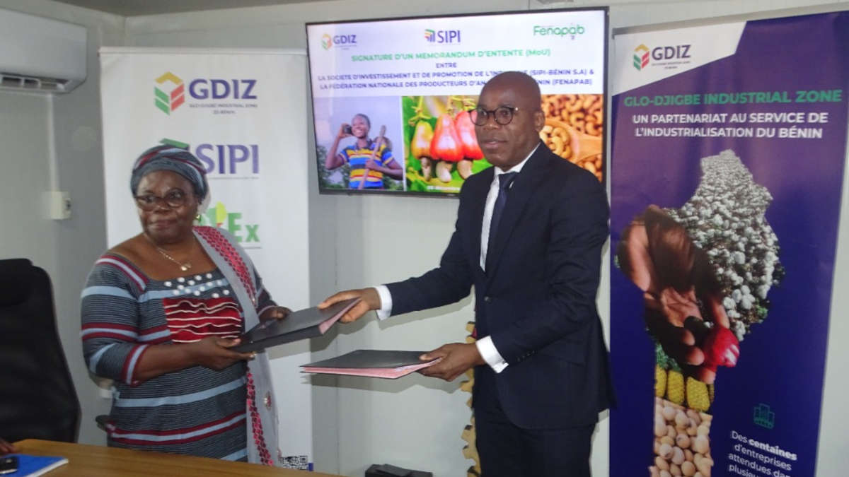 GDIZ: La Sipi-Bénin signe un protocole d’accord avec la Fenapab