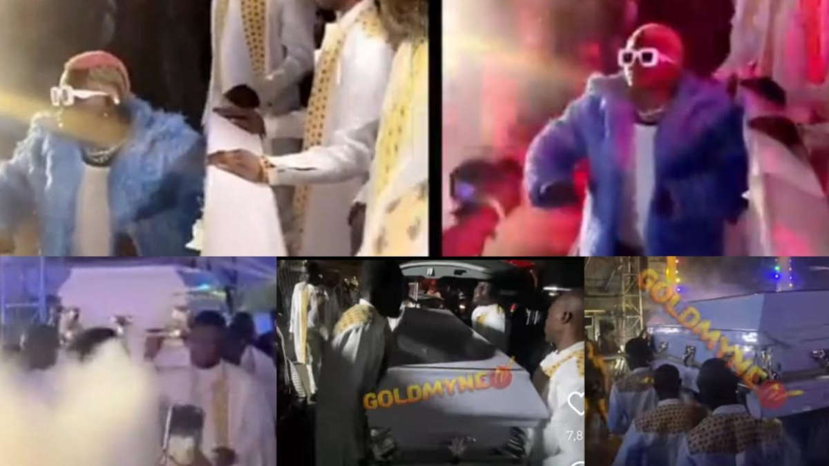 Le chanteur Portable sort d'un cercueil sur scène, polémique au Nigéria