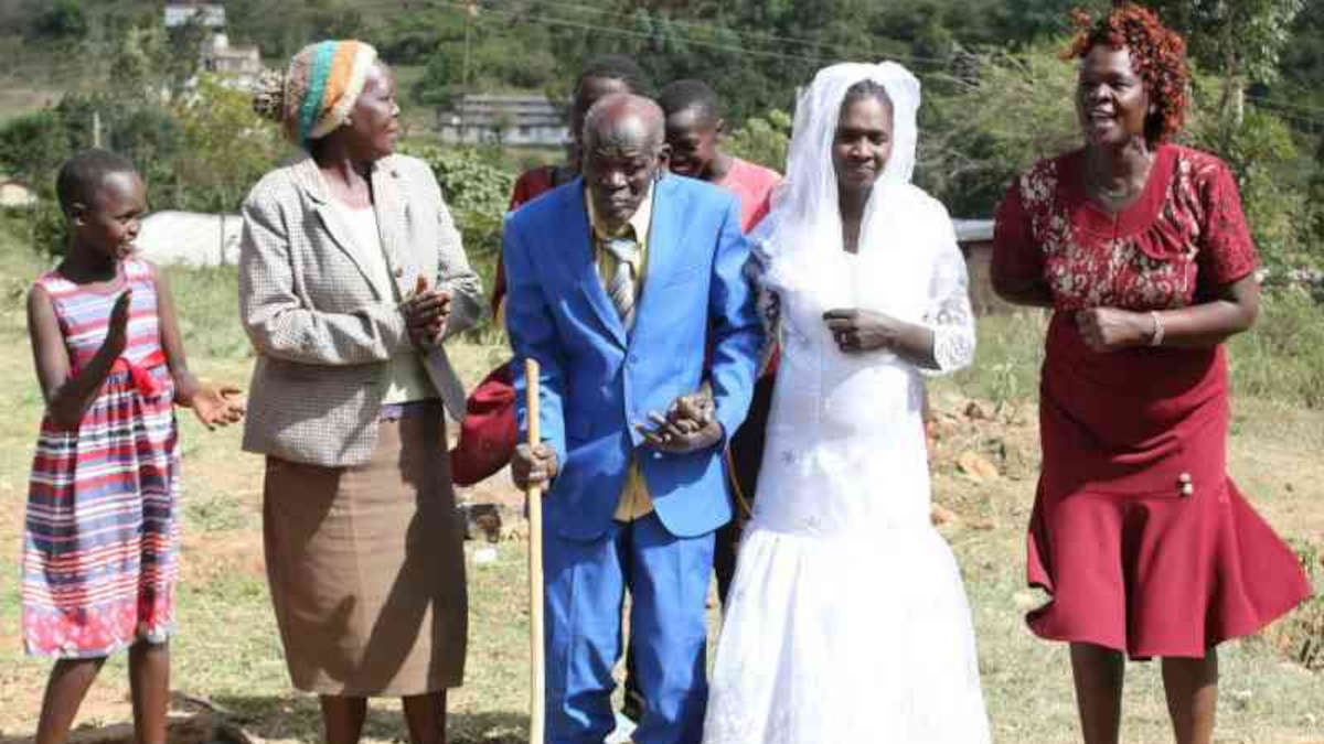 Kenya : à 99 ans, il épouse une femme de 40 ans 