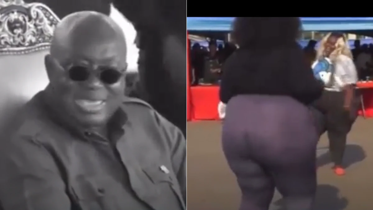 Le président Akufo-Addo s'émerveille face à des femmes aux courbes généreuses et amuse la toile (Vidéo)