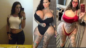 Son implant mammaire explose, la mannequin Mary Magdalene montre sa poitrine