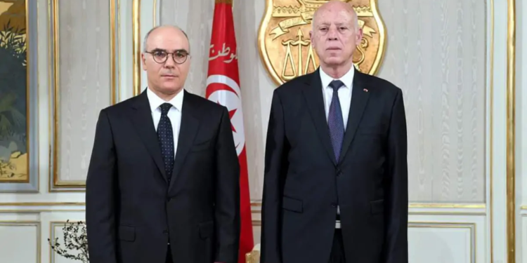 Nabil Ammar et le président Saïed