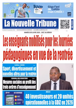 Une du journal
