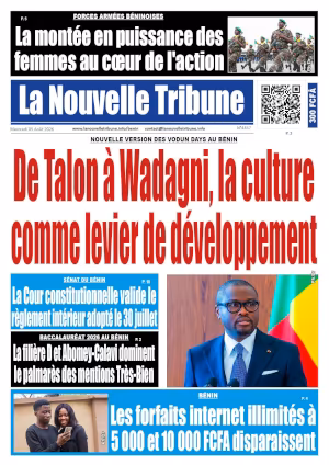 Une du journal