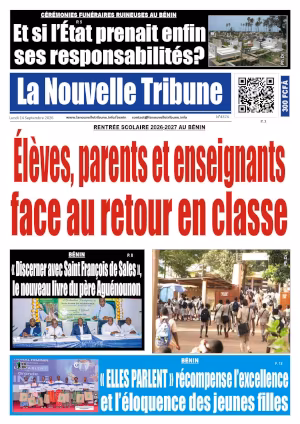 Une du journal