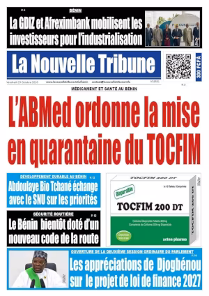 Une du journal