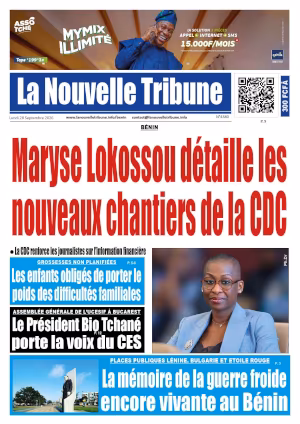 Une du journal