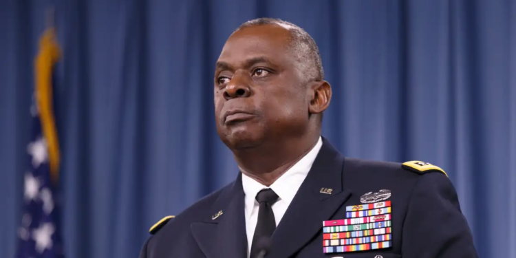 Le général Lloyd Austin, chef du Pentagone. AP Photo/J. Scott Apple White