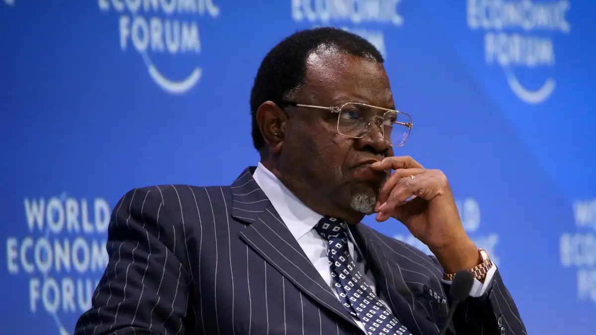 Hage Geingob, Président de la Namibie | REUTERS