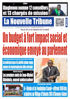 Une du journal