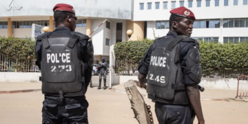 Des policiers sénégalais - photo John Wessels / AFP