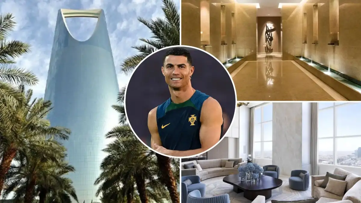 Cristiano Ronaldo: sa maison somptueuse en Arabie Saoudite dévoilée